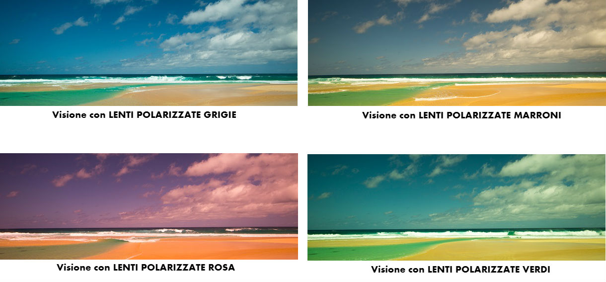 lenti polarizzate effetto colori